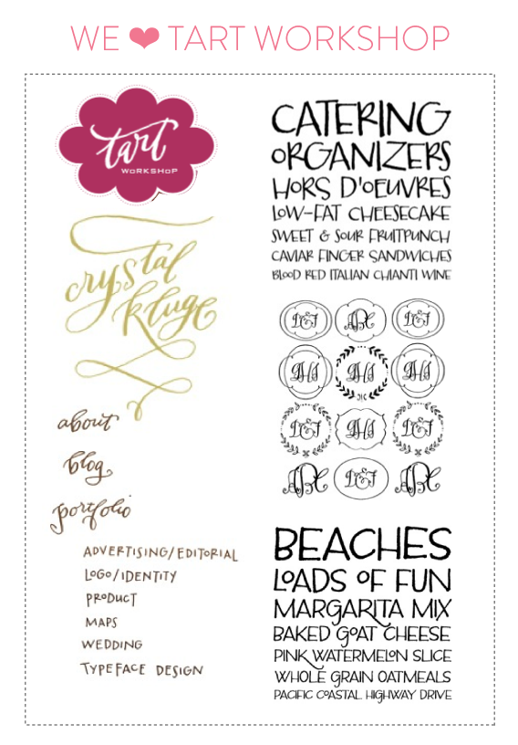 font friday #5 - tart workshop