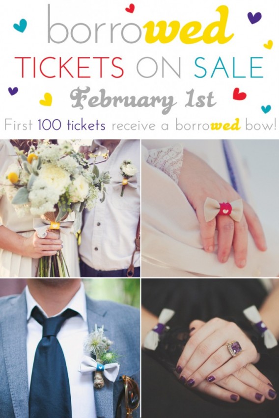 tickets for borrowed - a wedding show for the creative i do!